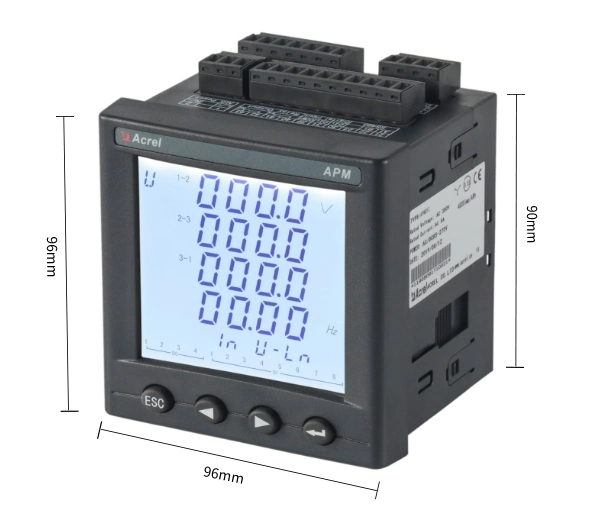 High Precision Class 0.2s RS485 Modbus-RTU LCD Display Active Energy Power Meter