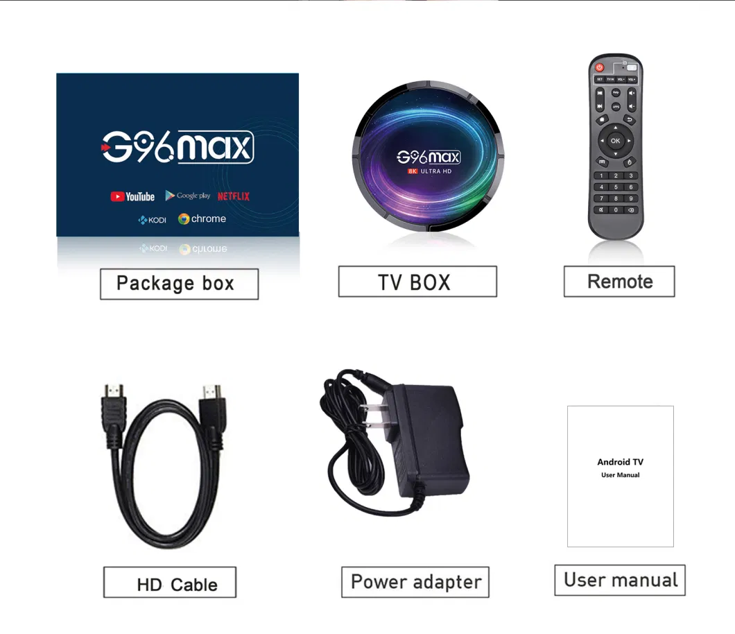 G96max X4 8K Ultra Android 11.0 TV Box Dual-WiFi