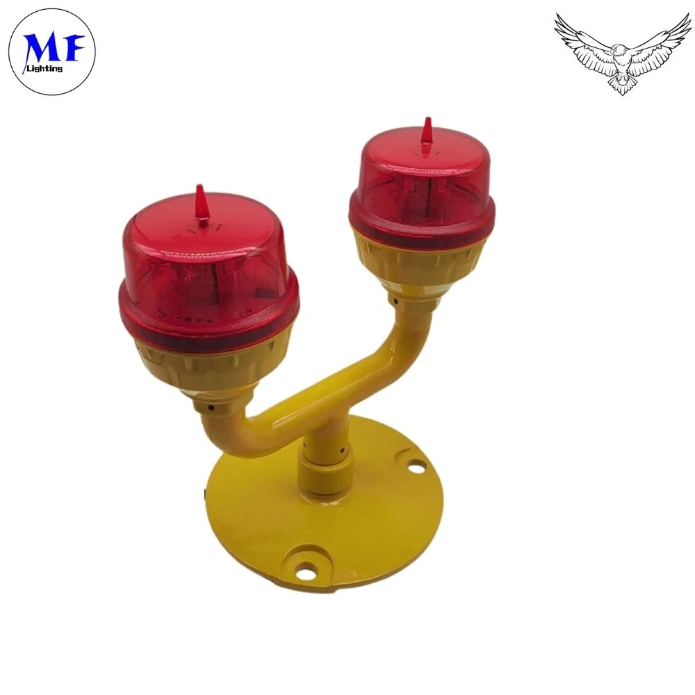 Faa L-810 Icao Annex 14 Volume 1 Aviation Obstruction Light / LED Low-Intensity Double Light for /Warning Light/Solar Marine Light/ Aviation