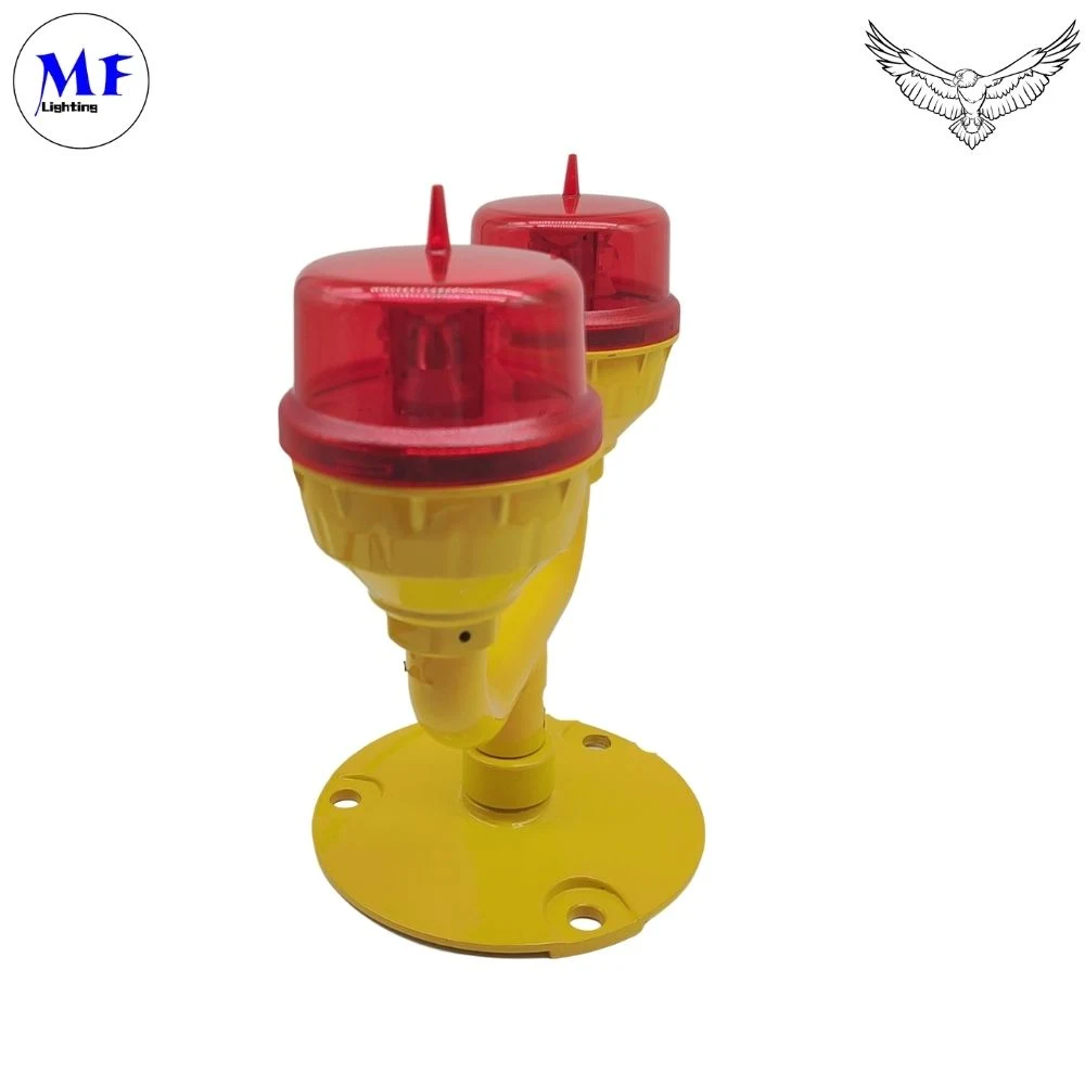 Faa L-810 Icao Annex 14 Volume 1 Aviation Obstruction Light / LED Low-Intensity Double Light for /Warning Light/Solar Marine Light/ Aviation