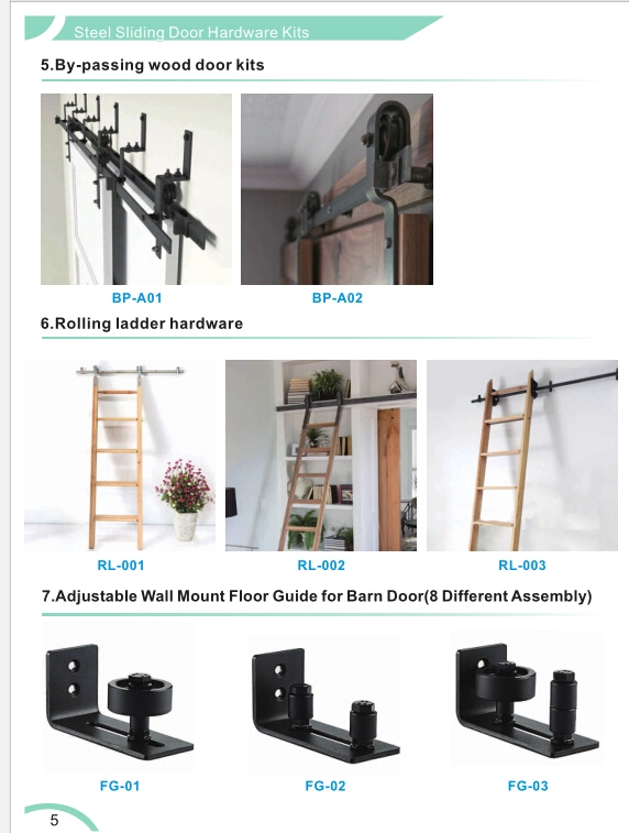 6FT Mini Sliding Barn Door Hardware Kit - Perfect for Cabinets, TV Stands, Closets - 1.5m 100% Steel One-Piece Track