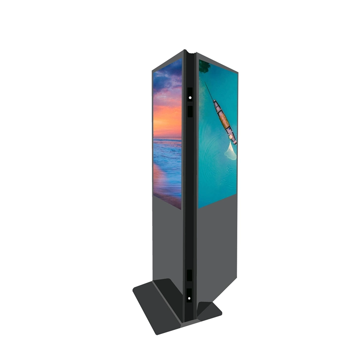 Floor Stand 32 Inch Wireless 3G Totem Ultra Slim Double Sided Digital Signage Advertising Player