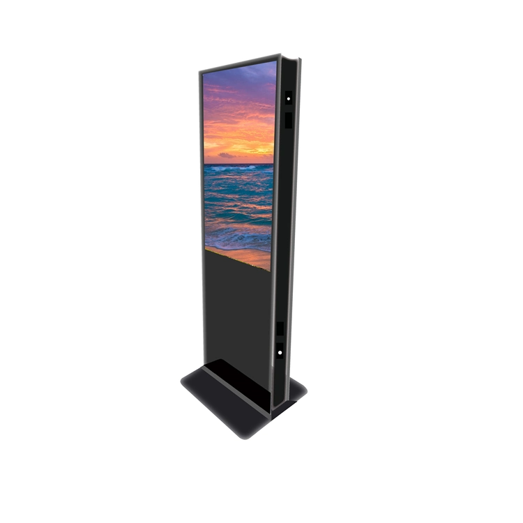 Floor Stand 32 Inch Wireless 3G Totem Ultra Slim Double Sided Digital Signage Advertising Player