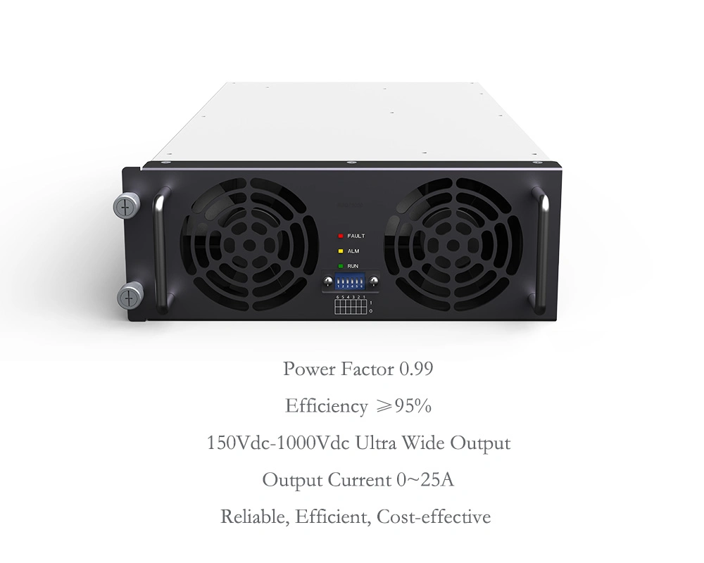 Power Factor 0.99 3 Phase 4 Wire AC Input DC Output 15kw 16kw 20kw EV Charging Power Module