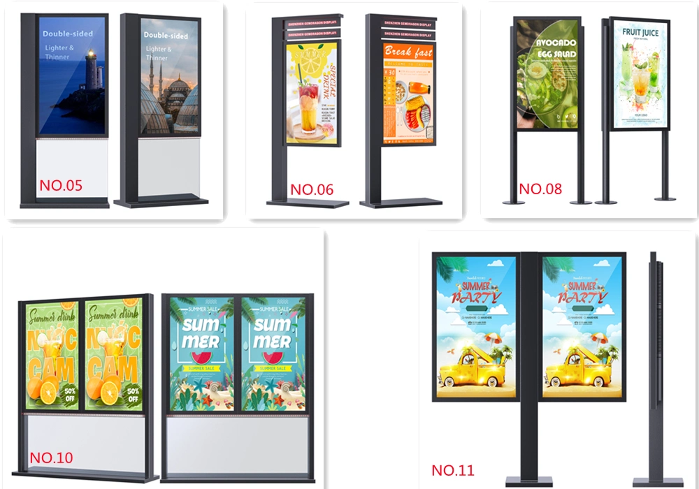 49 Inch Free Standing LCD Kiosk Vertical Digital Signage Display with HD-Mi