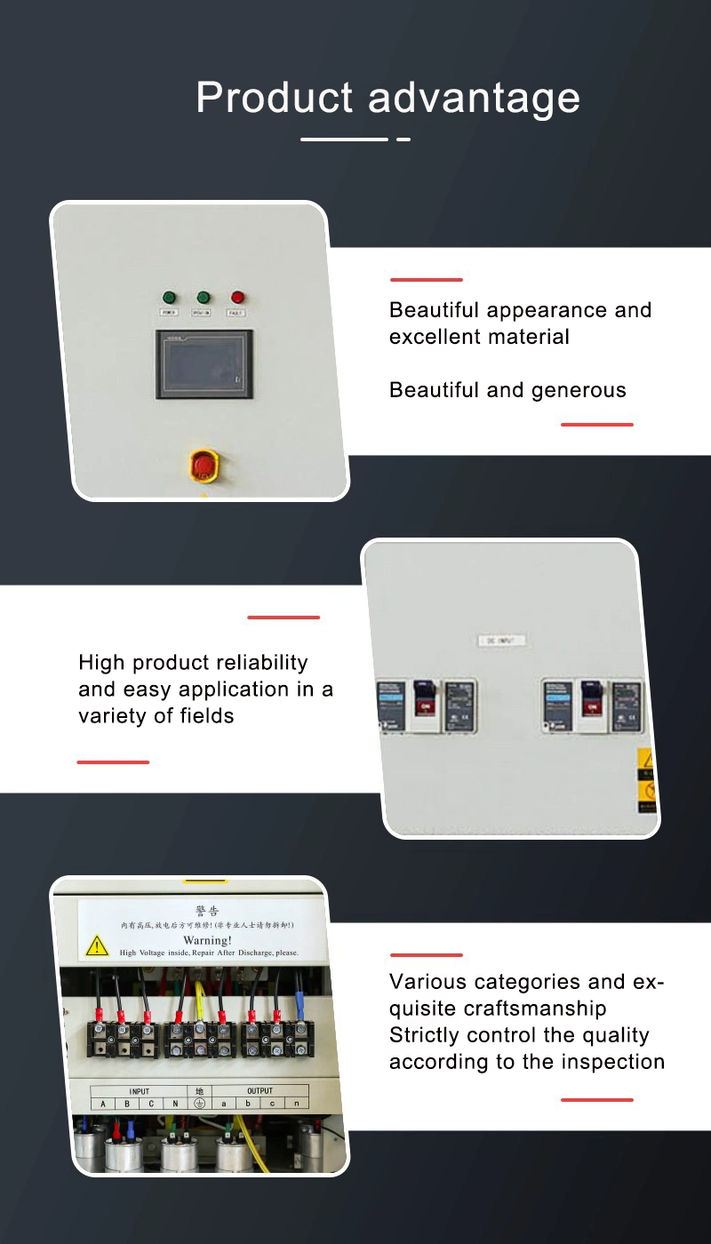 Frequency Converter 3 Phases 380V 50Hz/60Hz to Single Phase 300V 40.00-499.9Hz 15kVA Variable Frequency AC Power Supply