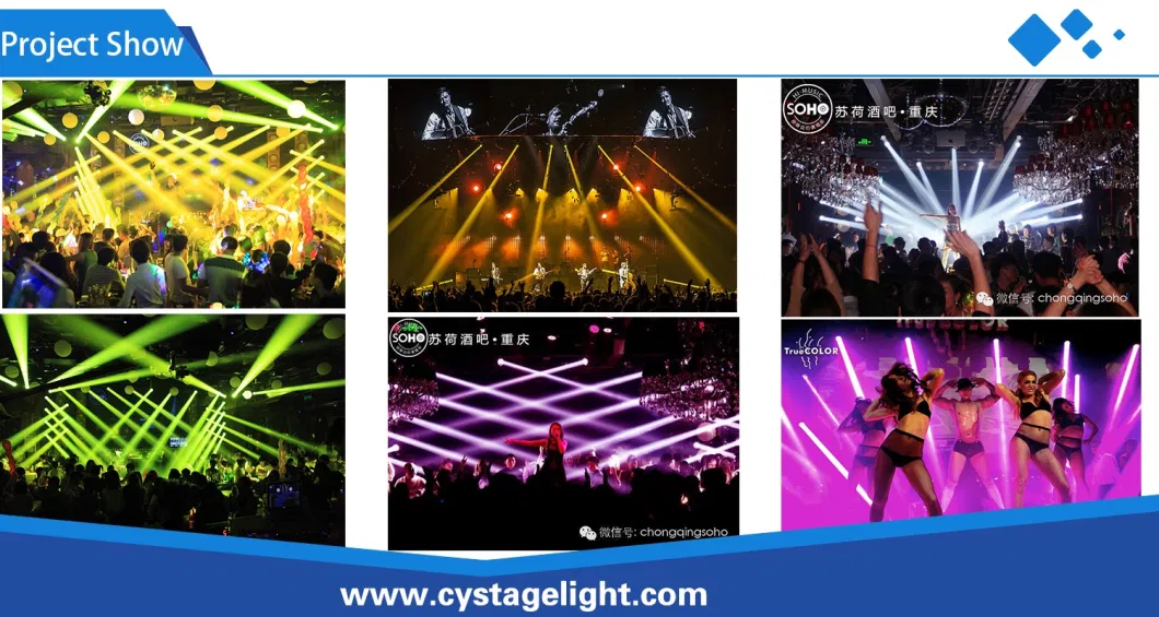 19X15W RGBW 4-in-1 Beam Wash Zoom Osram LED Moving Head Lighting