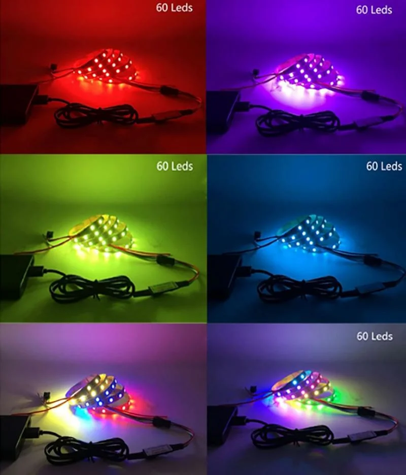 Addressable Lights DMX Pixel Light 5050 Ws 2812 Ws2815 5V RGB RGBW Flexible Neon LED Strip Dreamcolor Kit