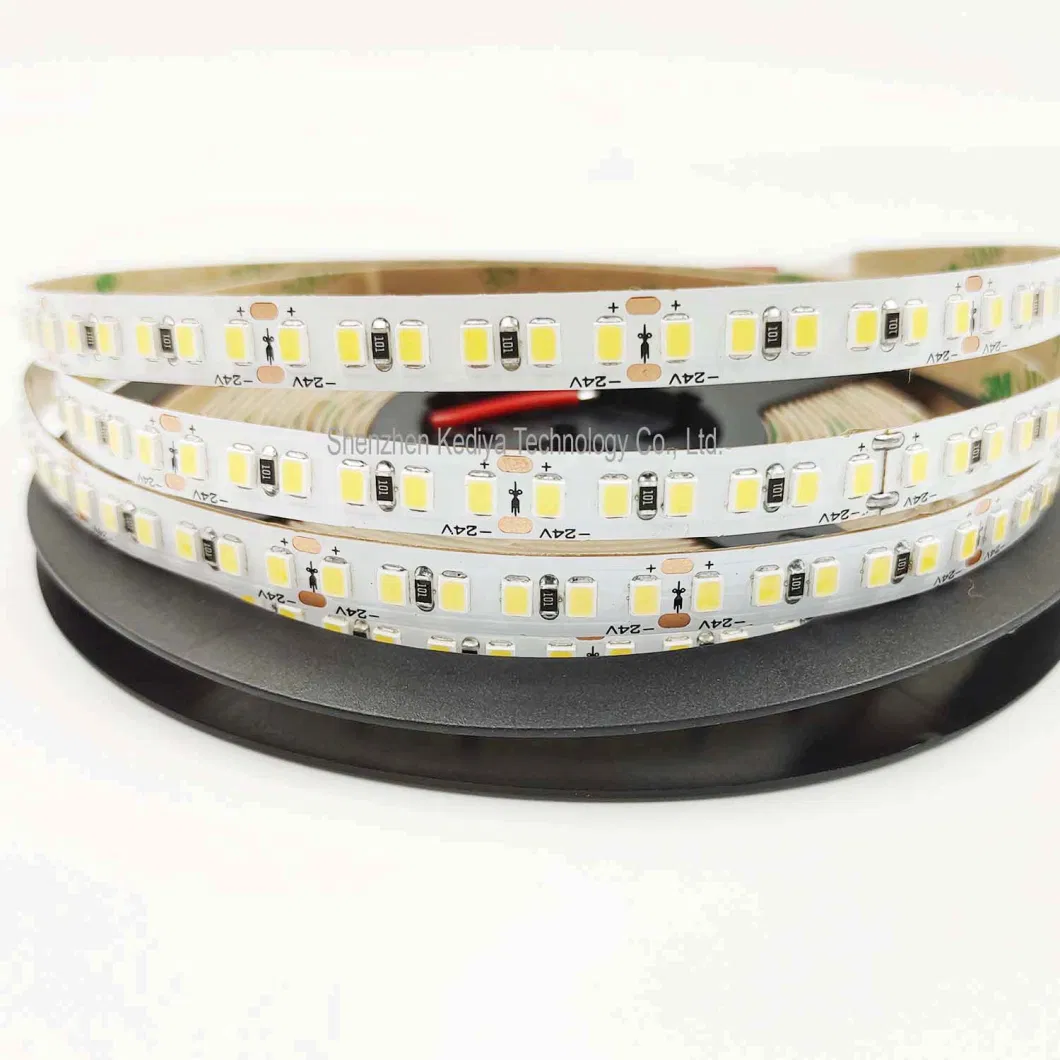 Factory Wholesale IP20 SMD 2835 180LEDs CE TV Backlight Kitchen Under Cabinet Light 12V 24V Flexible LED Strip Light LED Bar Light