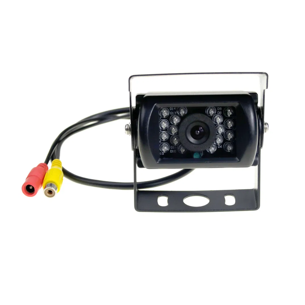 Waterproof 18 LED Car Rear View Reversing Parking Backup Camera IR Night Vision for 12V 24V Bus Truck Motorhome Van