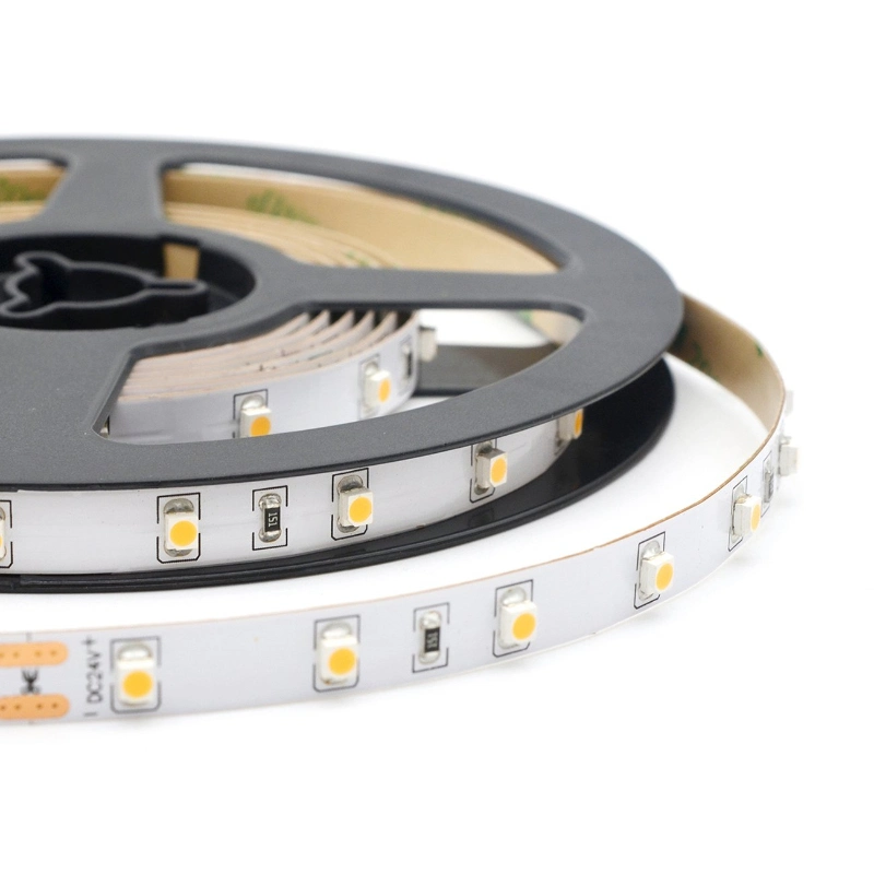 12V 60LED/M 3528 SMD Warm White Flexible LED Strip 12V 24V SMD 60LED Per Meter 3528 LED Strip with Silicone Tube 3528 Strip Light LED TV Backlight