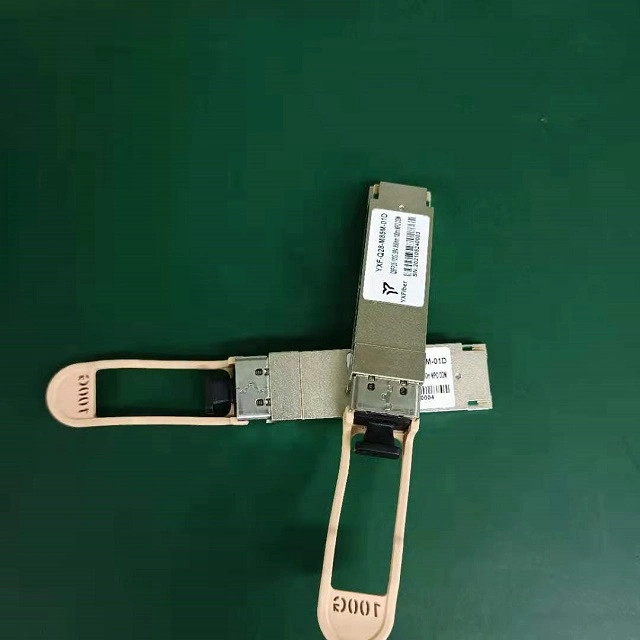 Wuhan Manufacturer Qsfp28 100g Sr4 850nm 100m MPO Ddm Transceiver Module