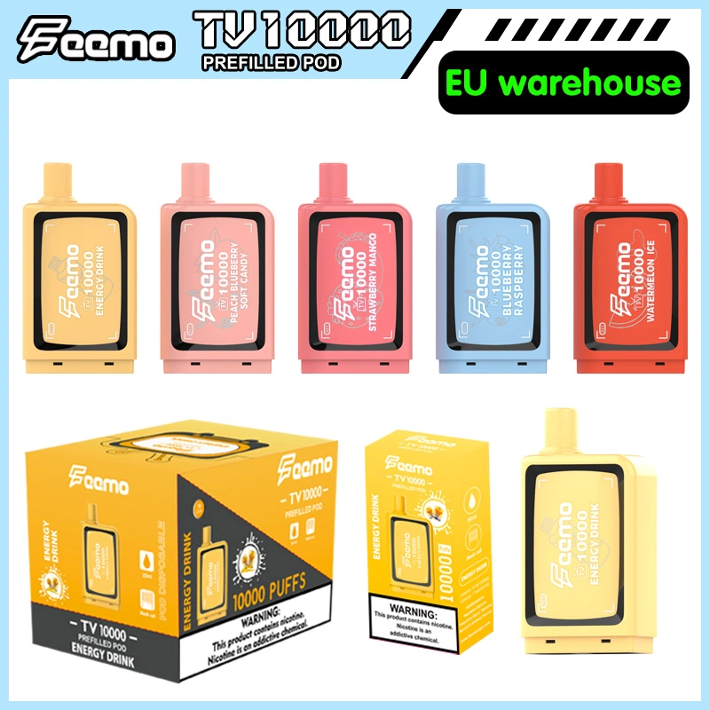 Fast Shipping German Warehouse Stock Feemo TV10000 Type-C Disposable E Cigarette Pod Kit