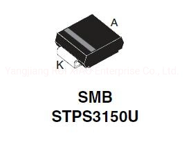 IC Stps3150u Power Schottky Rectifier/Diode Do-214AA, Power Management, Computer, Computer Peripheral