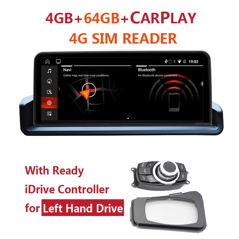 10.25&quot;Android 10.0 8core 4G 64G Car Multimedia Player for BMW Series 5/3 E60 E61 E62 E63 E90 E91 GPS Navigation Auto Radio