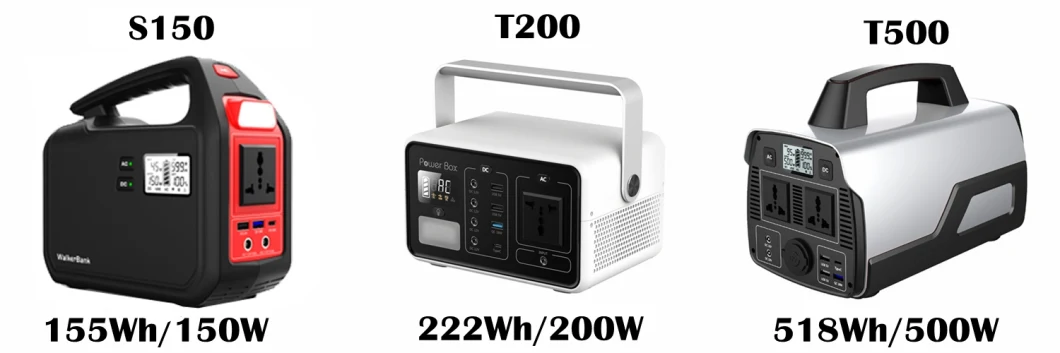 194wh / 155wh Solar Inverter Generator Power Station Supply Portable Solar Generator 150W with Solar Panel for Power Supply