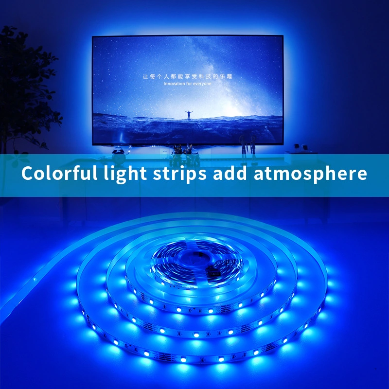 Changing Colors USB TV Backlight 2m LED Strip