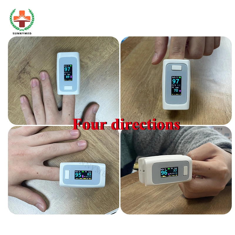 Sy-C013e Hot Selling Portable Four Colors OLED Display Pulse Oximeter