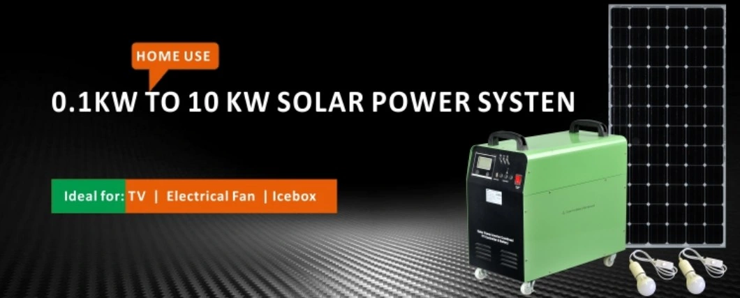 Home Solar Panel Product Kit PV Energy Mounting Supply off Grid Hybrid Inverter Solar Power System 5kw