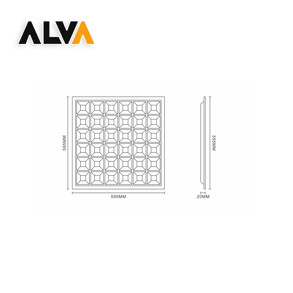 Alva / OEM 72W LED Panel Light for Offices, Hospitals Lm79 Ugr19