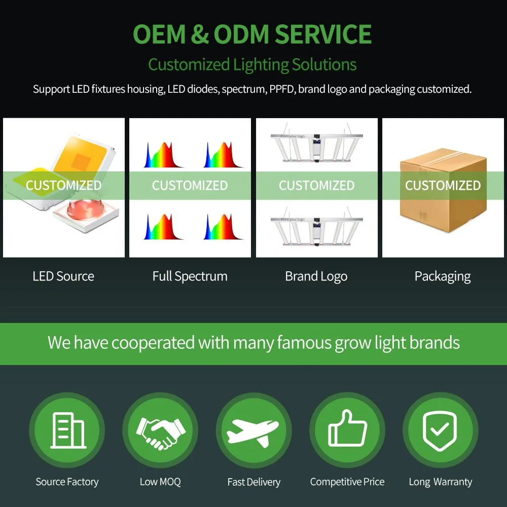 New Design 4 Bars 460W Samsung Lm301b Osram 660nm Dimmable Full Spectrum LED Plant Grow Lighting