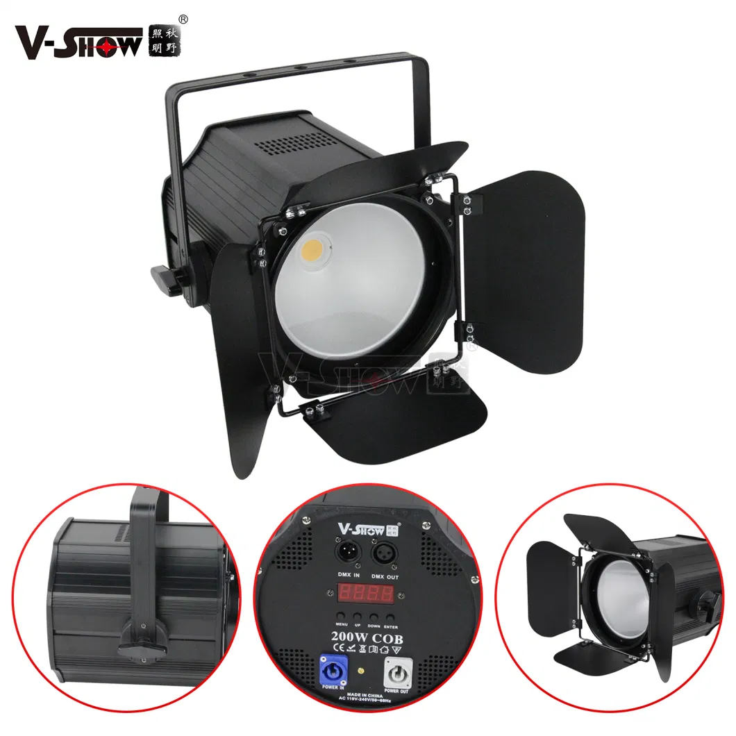 V-Show 200W COB Fresnel LED Spotlight Dimming Bar