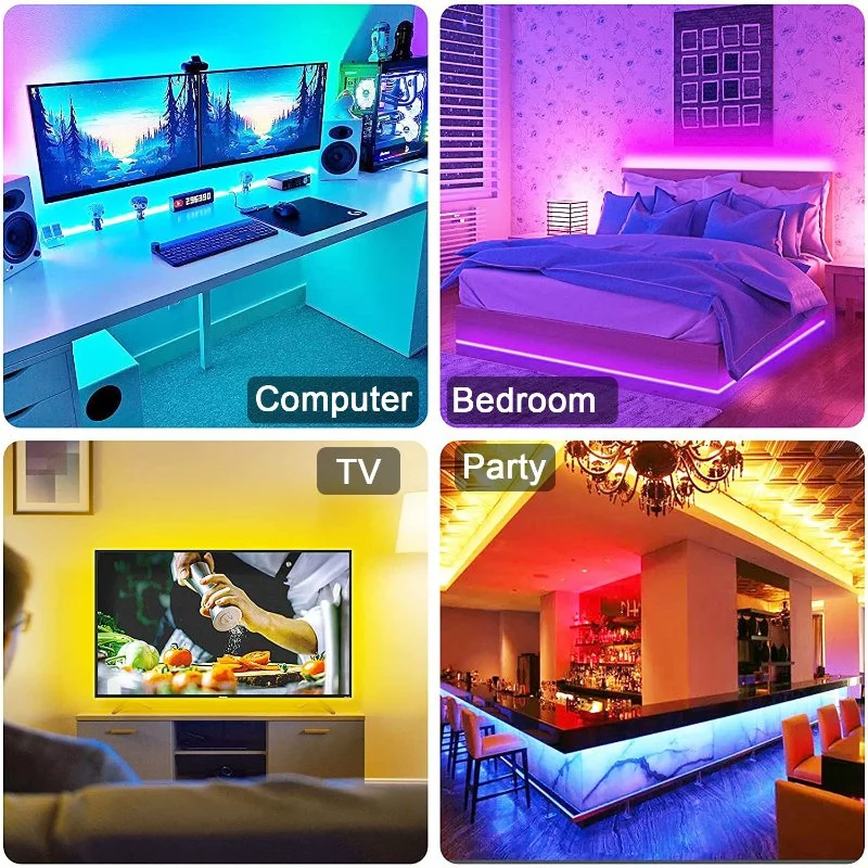 Waterproof Tape Rgbcct 5050 Rgbww Cw Addressable Smart Digital Multi Color SMD5050 Rgbcct LED Strip Light