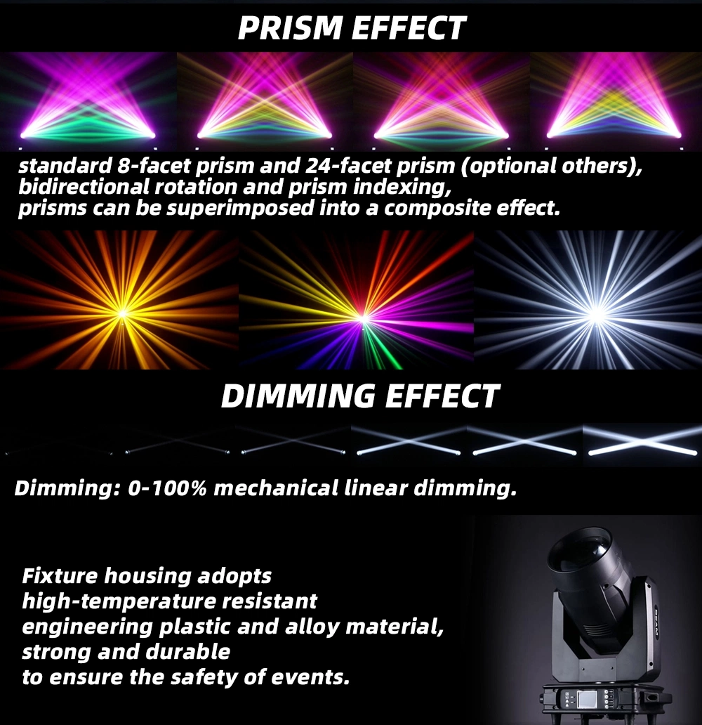 480W Lamp Beam Moving Head Effect Lights DJ Lights Sharpy Light