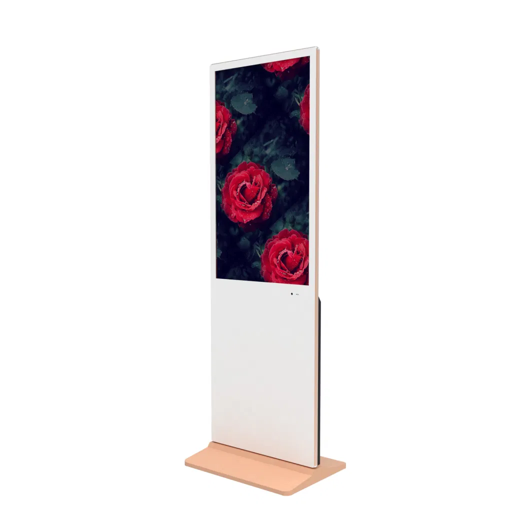 43inch Digital Signage Display Floor Standing Totem with Aluminum Alloy Frame