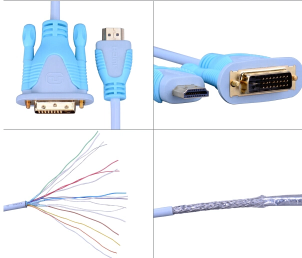 High Speed DVI to DVI Cable 24+1 6FT