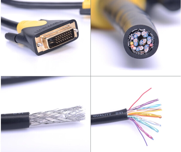 High Speed DVI to DVI Cable 24+1 6FT