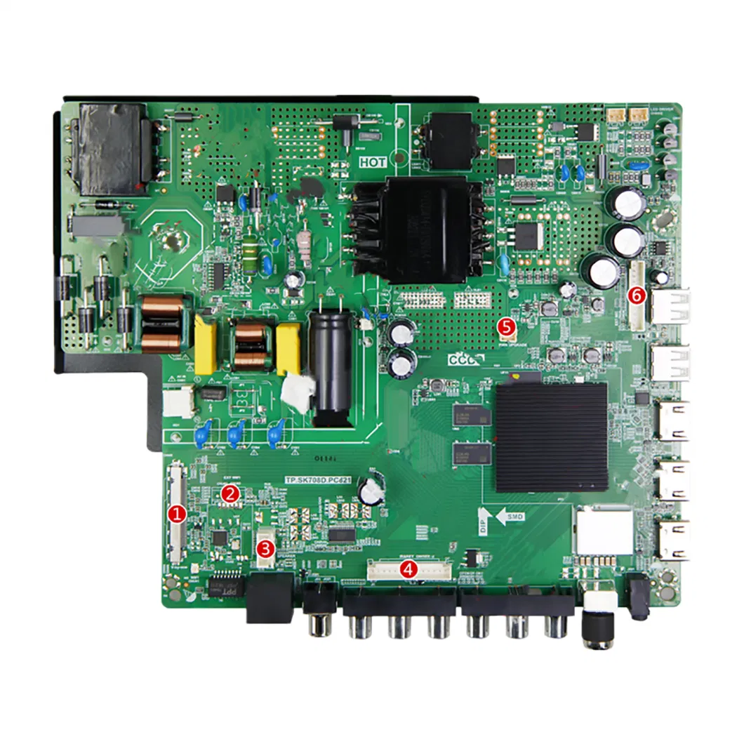 Universal LCD Driver Board 3in1 Controller 4K Smart TV New Logic Drive Card Motherboard TV Mainboard Tp. Sk708d. PC821