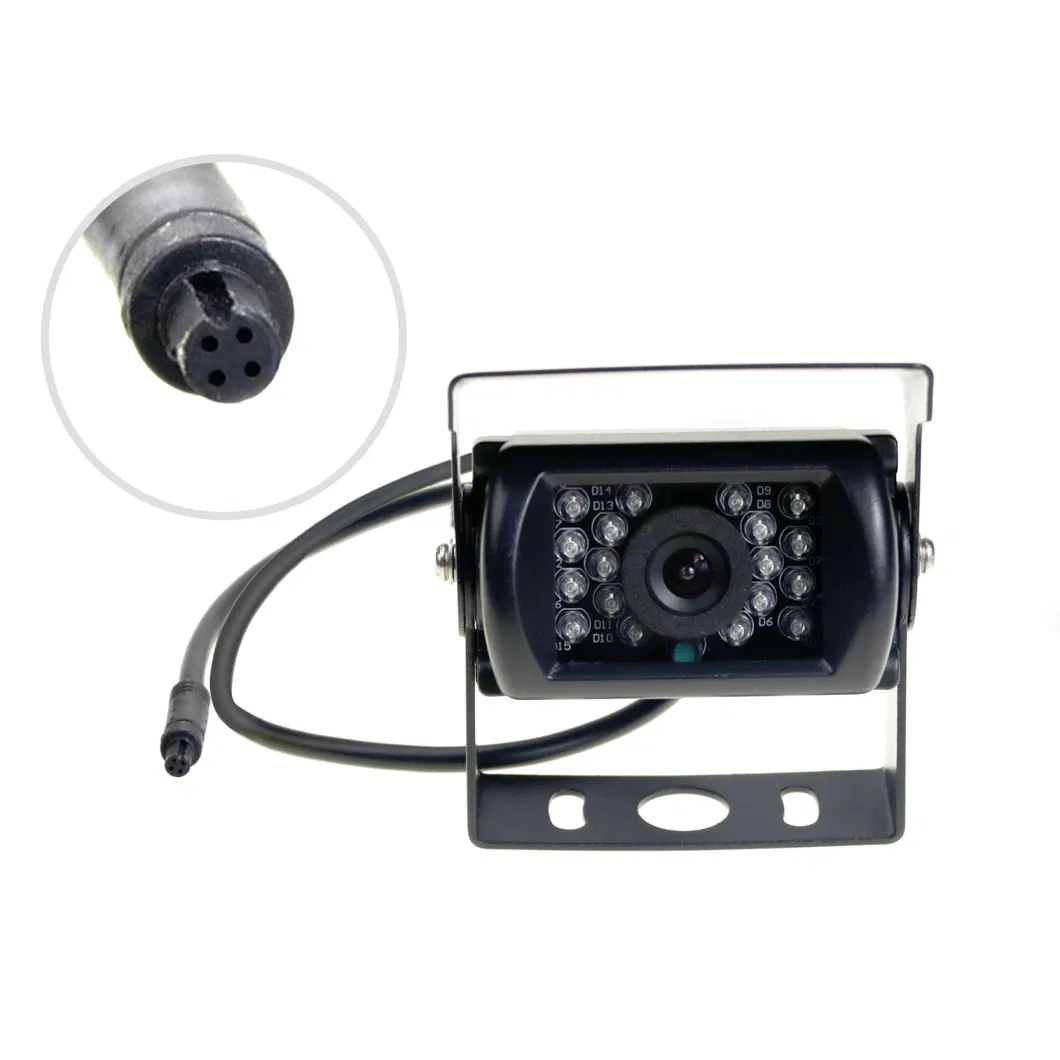 Waterproof 18 LED Car Rear View Reversing Parking Backup Camera IR Night Vision for 12V 24V Bus Truck Motorhome Van