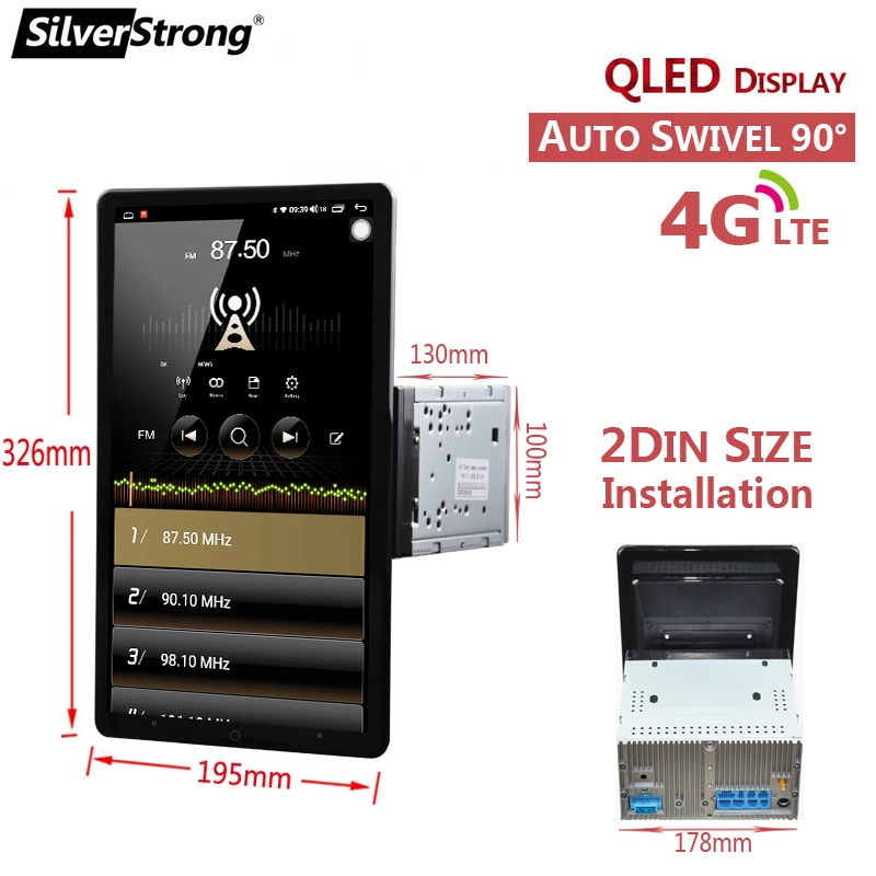 Silverstrong 13.3 Inch Universal Double DIN 2 DIN Touch Screen Car Radio MP5 Player with Mobile Link