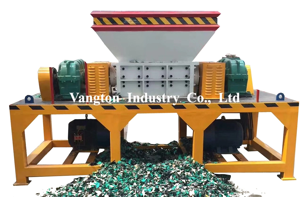 Double Shaft Shredder for Plastic/Rubber/Waste Steel/Tyre/Industrial Wood/Kitchen Waste/Animal Bone