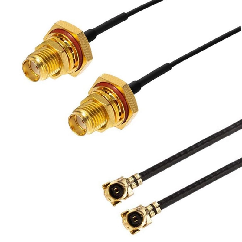 SMA Male/Female Hermetic Connector to Ipex Connector RF Antenna with 1.13black Cable