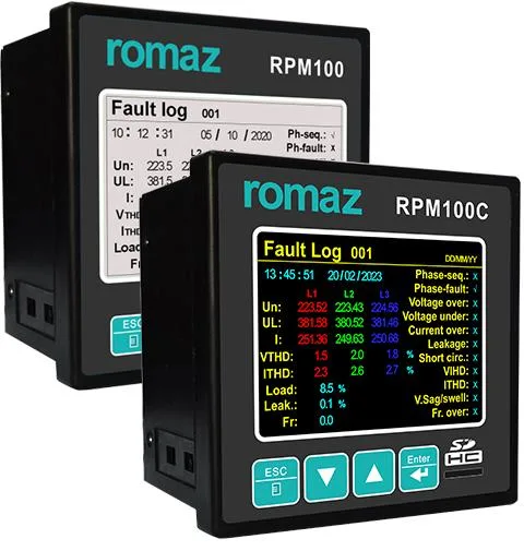 Rpm100/100c Power Meter Multi Meter Power Quality Analyser Network Analyzer