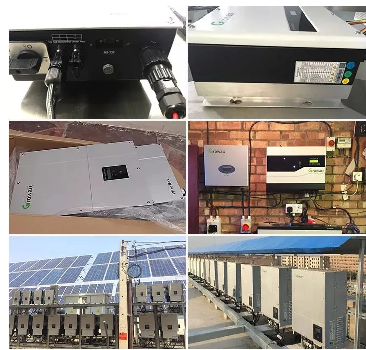 Growatt Sph 8000tl3 Bh-up Apply to Solar Power Complete Hybrid Set with Three Phase Hybrid Inverter