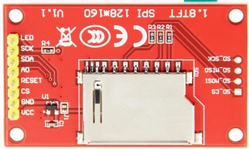 1.8 Inch LCD Display Module 128*160 Qqvga with St7735s 3/4 Wire Spi Interface for Industrial Application