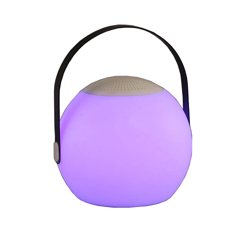 RGB Color Changing Portable Plastic Modern LED Wireless Bluetooth Speaker