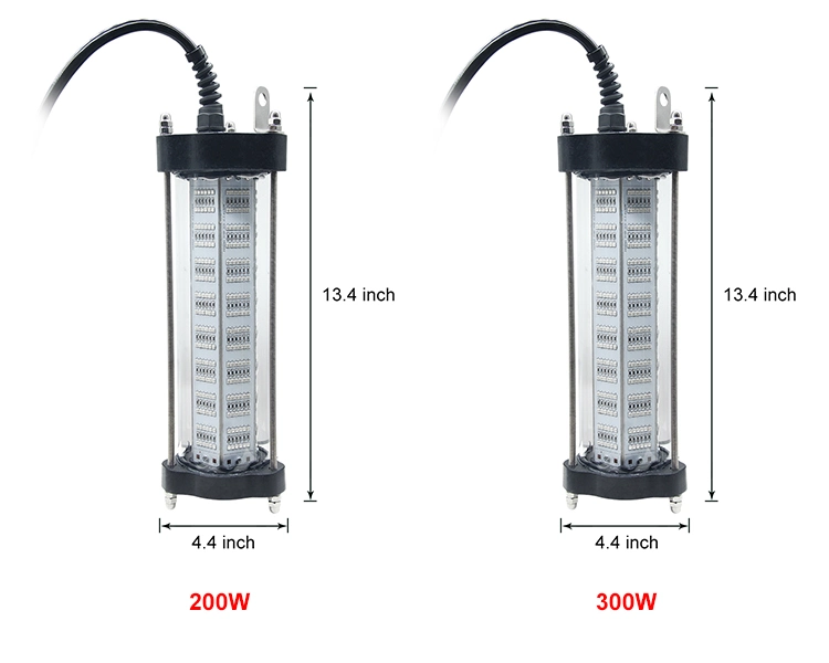 Free Sample LED Fishing Light 100 Watt Underwater LED Fishing Light60W 200W 300W 3000W