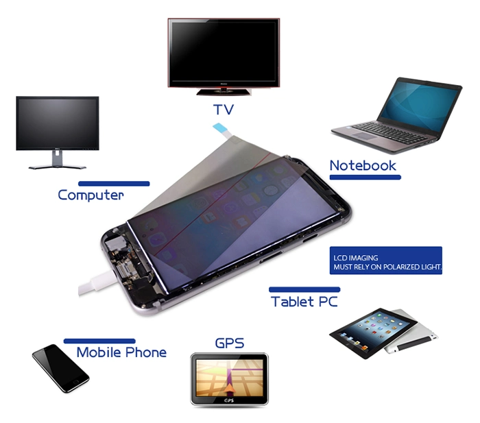 Factory Outlet High Cost Performance LCD TV Polarizer Film Replacement