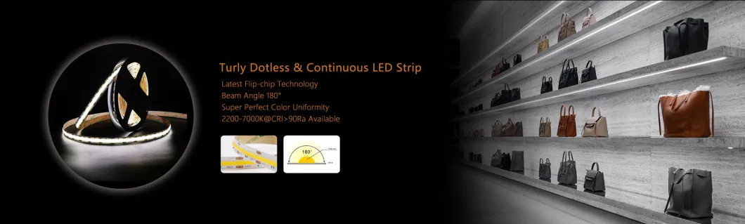 15W 512chips COB LED Strip Light Green Color for KTV/TV Backlighting