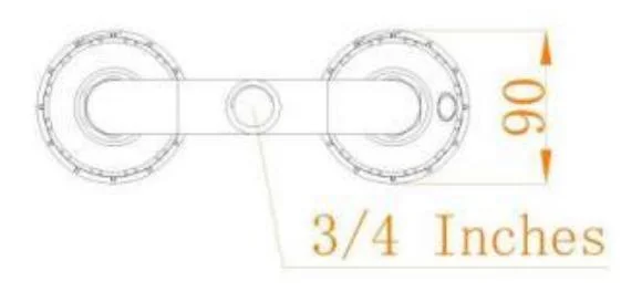 Faa L-810 Icao Annex 14 Volume 1 Aviation Obstruction Light / LED Low-Intensity Double Light for /Warning Light/Solar Marine Light/ Aviation