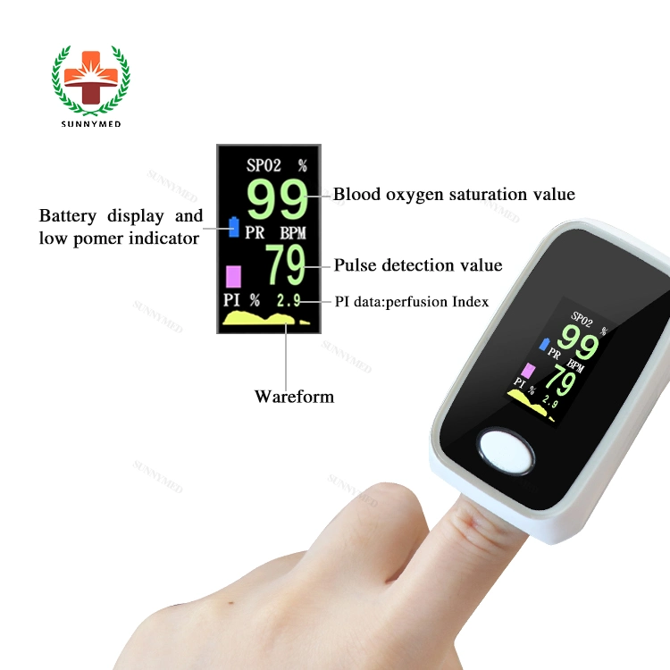 Sy-C013b Finger Pulse Oximeter for Household Health and Hospital