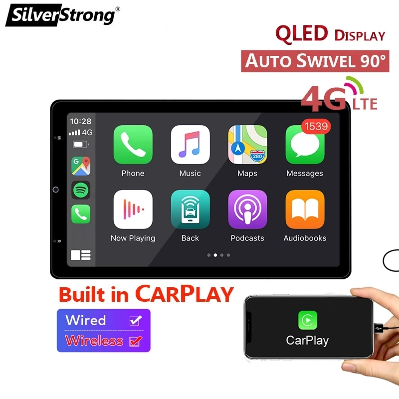 Silverstrong 13.3 Inch Universal Double DIN 2 DIN Touch Screen Car Radio MP5 Player with Mobile Link