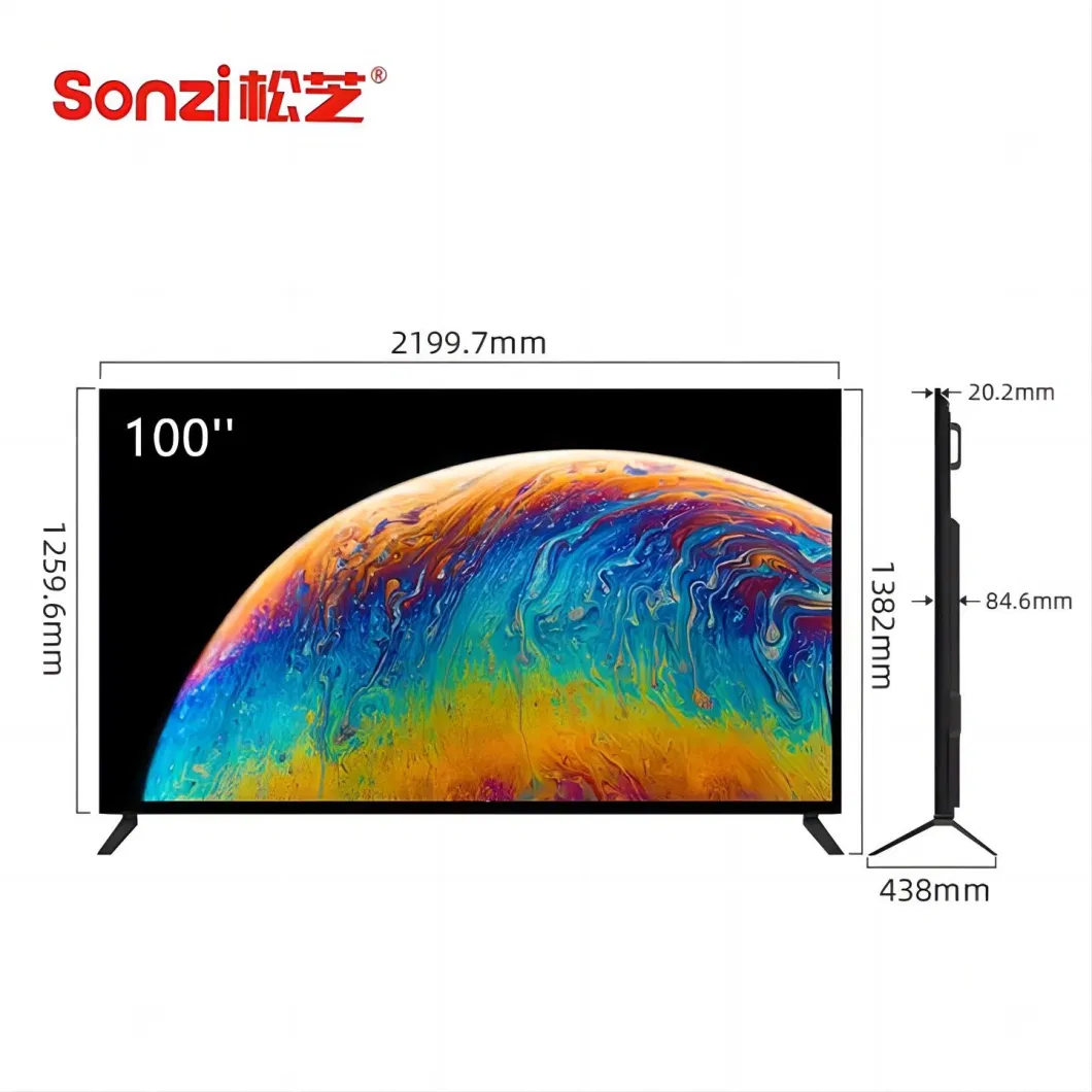 Big Size 90 Inch 4K UHD Smart Television Quality Guaranteed LED TV Smart 4K UHD TV for Home Hotel Use