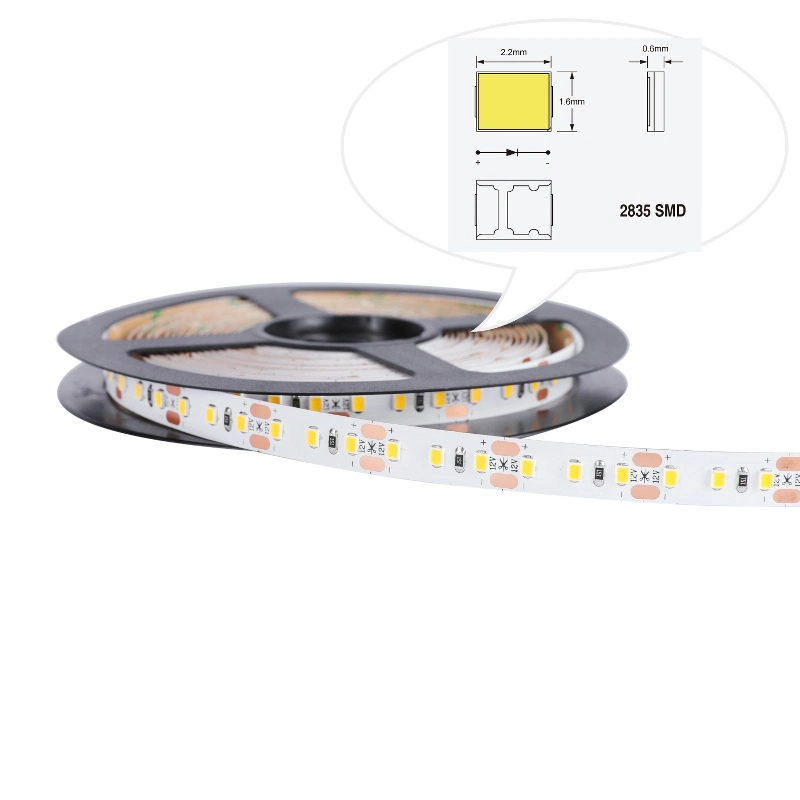 Factory Wholesale IP20 SMD 2835 180LEDs CE TV Backlight Kitchen Under Cabinet Light 12V 24V Flexible LED Strip Light LED Bar Light