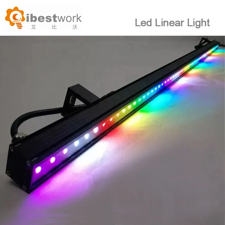 2022 New LED Facade Lighting Full Color 8 16 Segments DMX RGB 12W Strip Light LED Pixel Bar