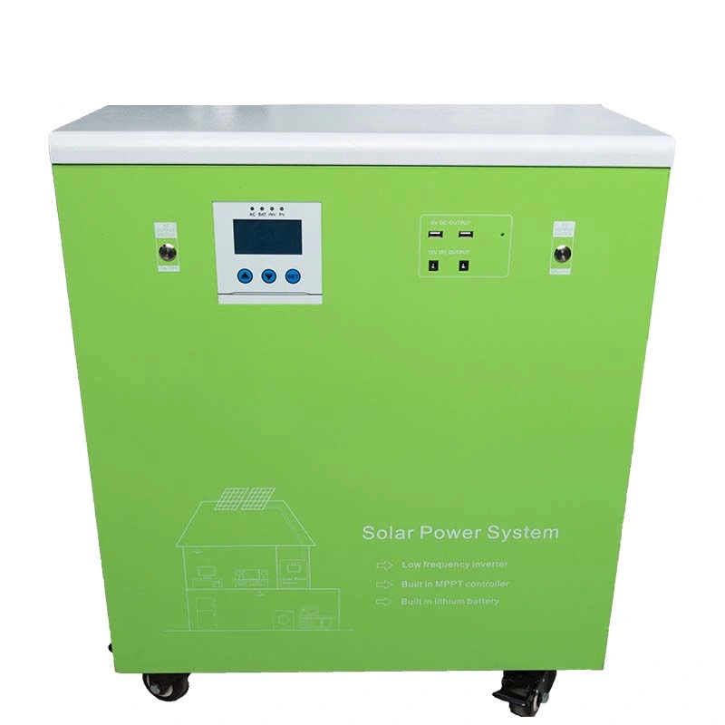 Solar System 500W 1kw Lithium Batteries 1500W Portable Solar Energy System Generator for TV and Lights for House